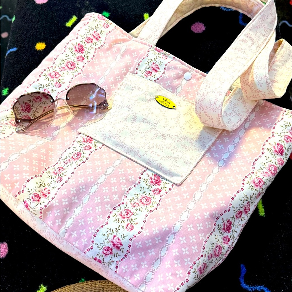 Handmade tote bag, Bridgerton style.New